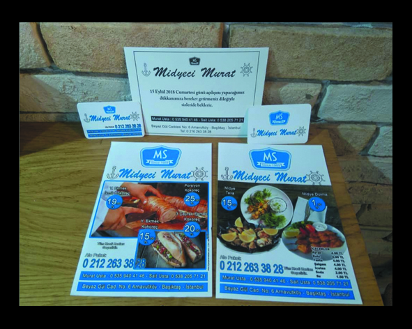 Broş&uuml;r A/5 Ebatında 130 gr. Kuşe &Ccedil;ift Y&ouml;n Renkli