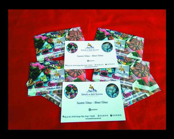 350 gr. Kuşe &Ccedil;ift Y&ouml;n Renkli Mat Selefonlu