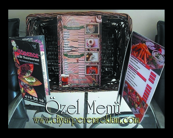 Restaurant & Cafelere Dijital Men&uuml; Size &Ouml;zel &Ccedil;alışmalar