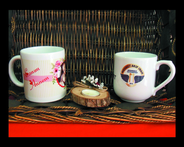 Kupa-Tiş&ouml;rt-Bez &Ccedil;anta Baskı Size &Ouml;zel &Ccedil;alışmalar